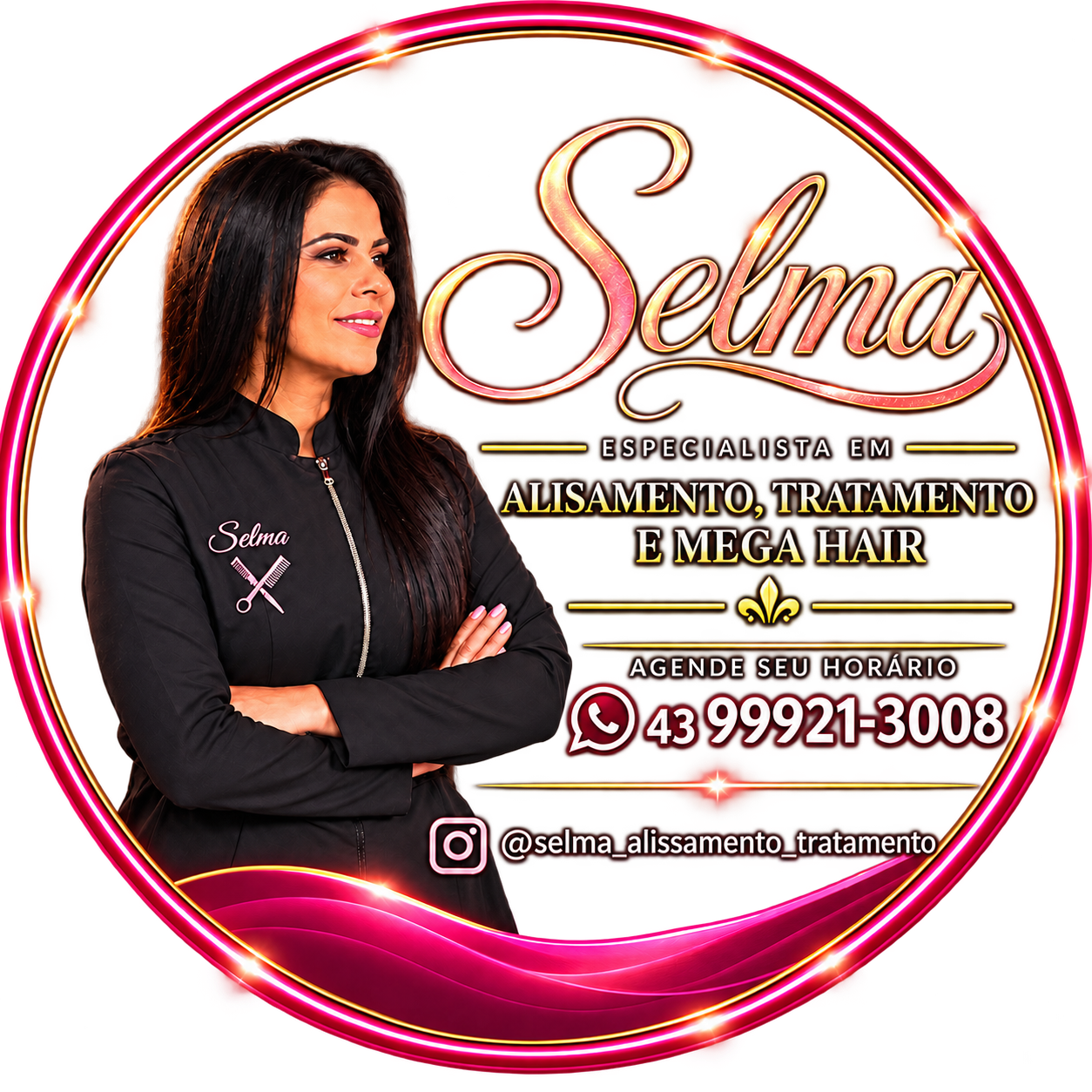 Selma — especialista em alisamento, tratamento e mega hair