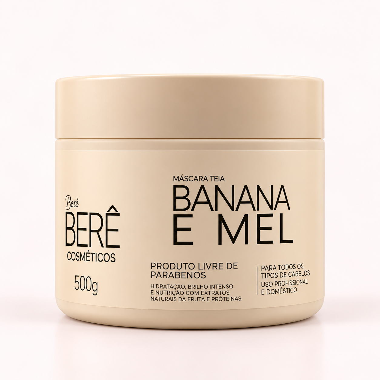Máscara Teia Banana e Mel