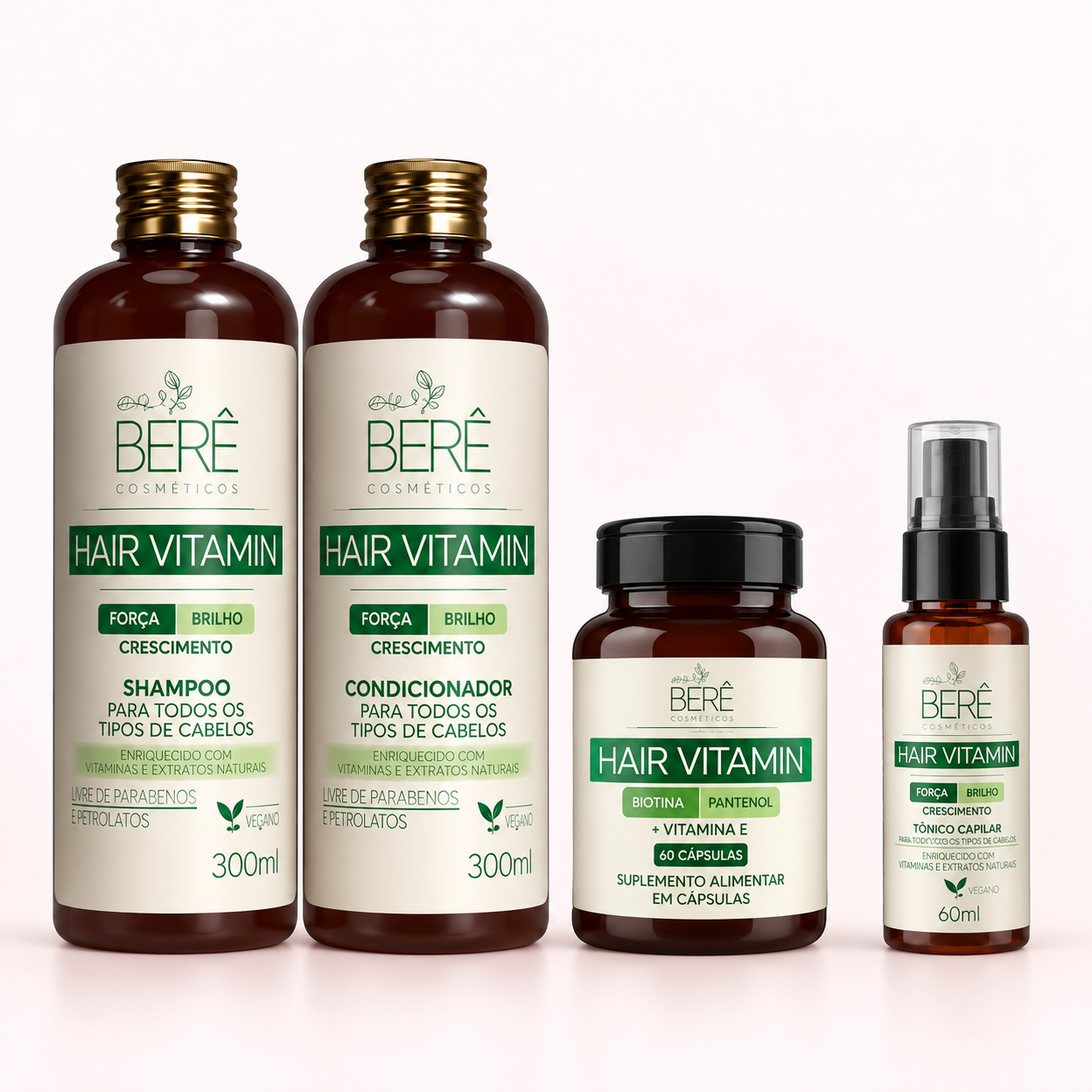 Kit Hair Vitamin Completo — 4 itens